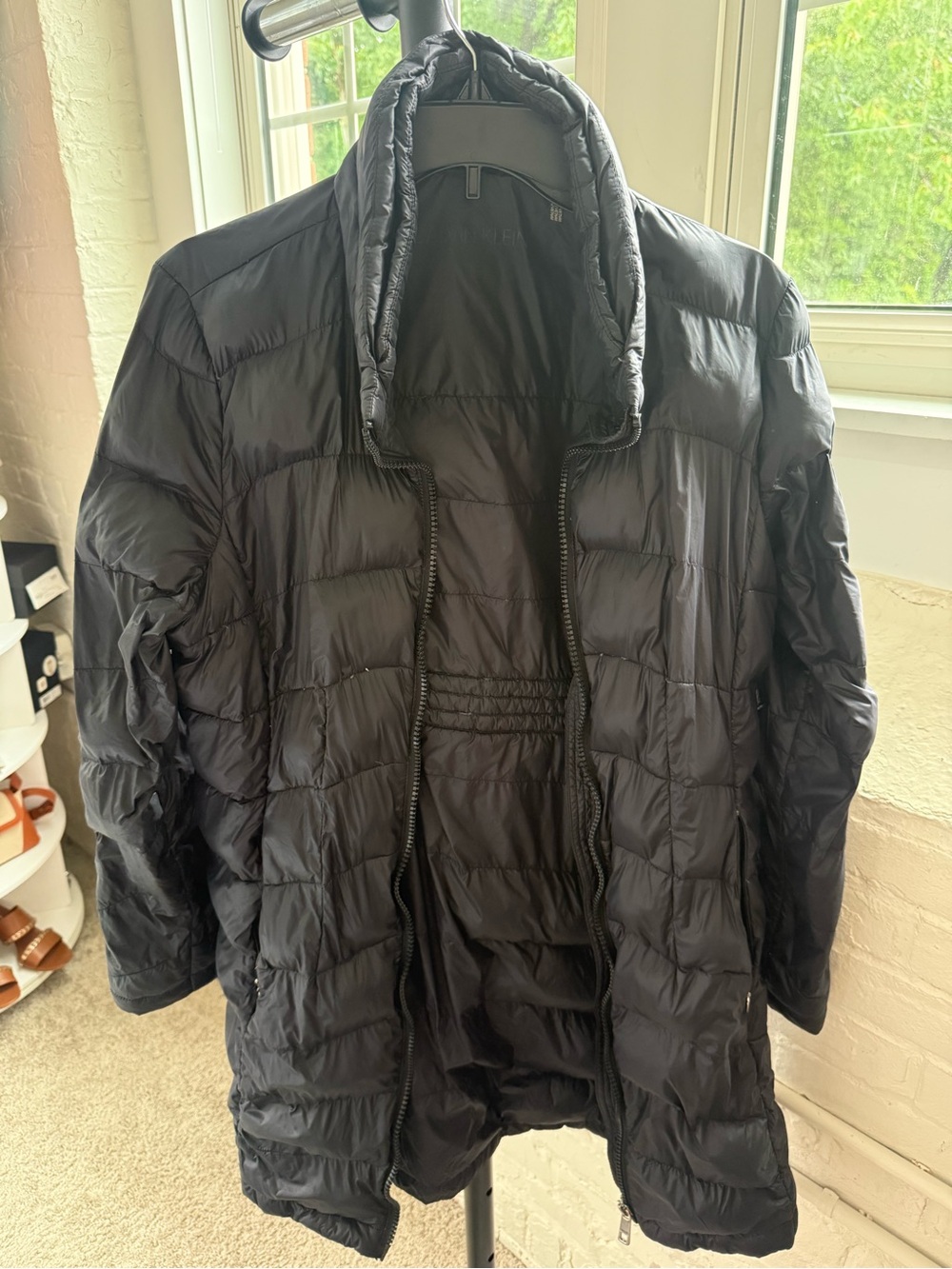 Calvin Klein Black Quilted Puffer Coat